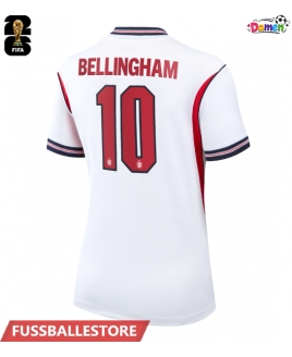 Günstige England Jude Bellingham #10 Heimtrikot Damen WM 2026 Kurzarm
